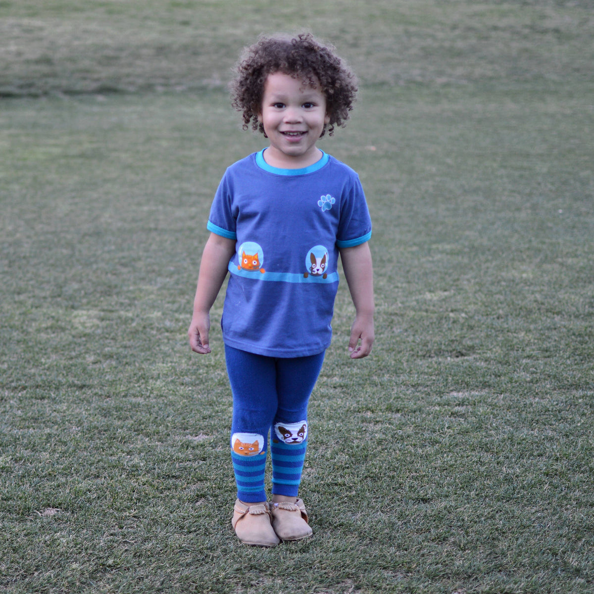 Space Paw Cotton Baby and Toddler Leggings: Large (18-24 months)