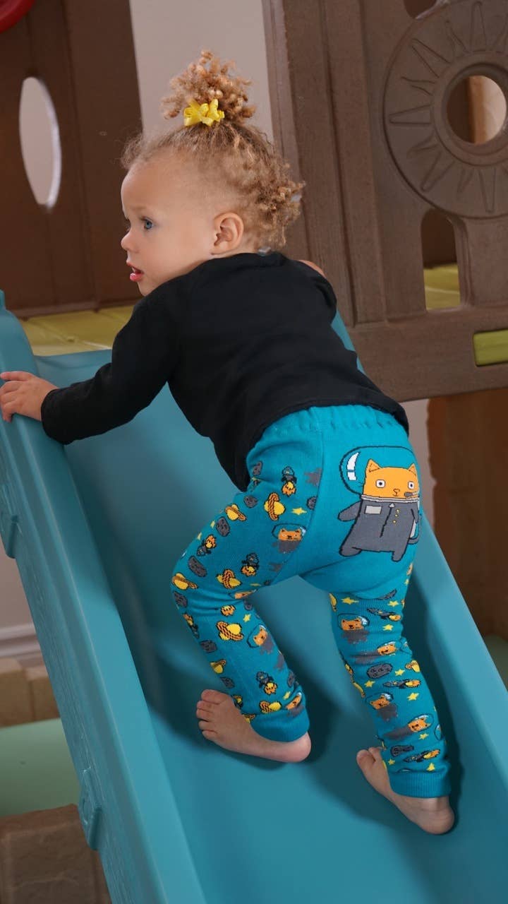 Astro Cat Leggings - Baby & Toddler: Small (3-12 months)