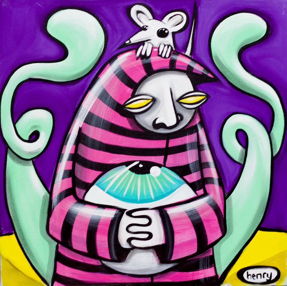 Eyeball Canvas Print: 12 X 12