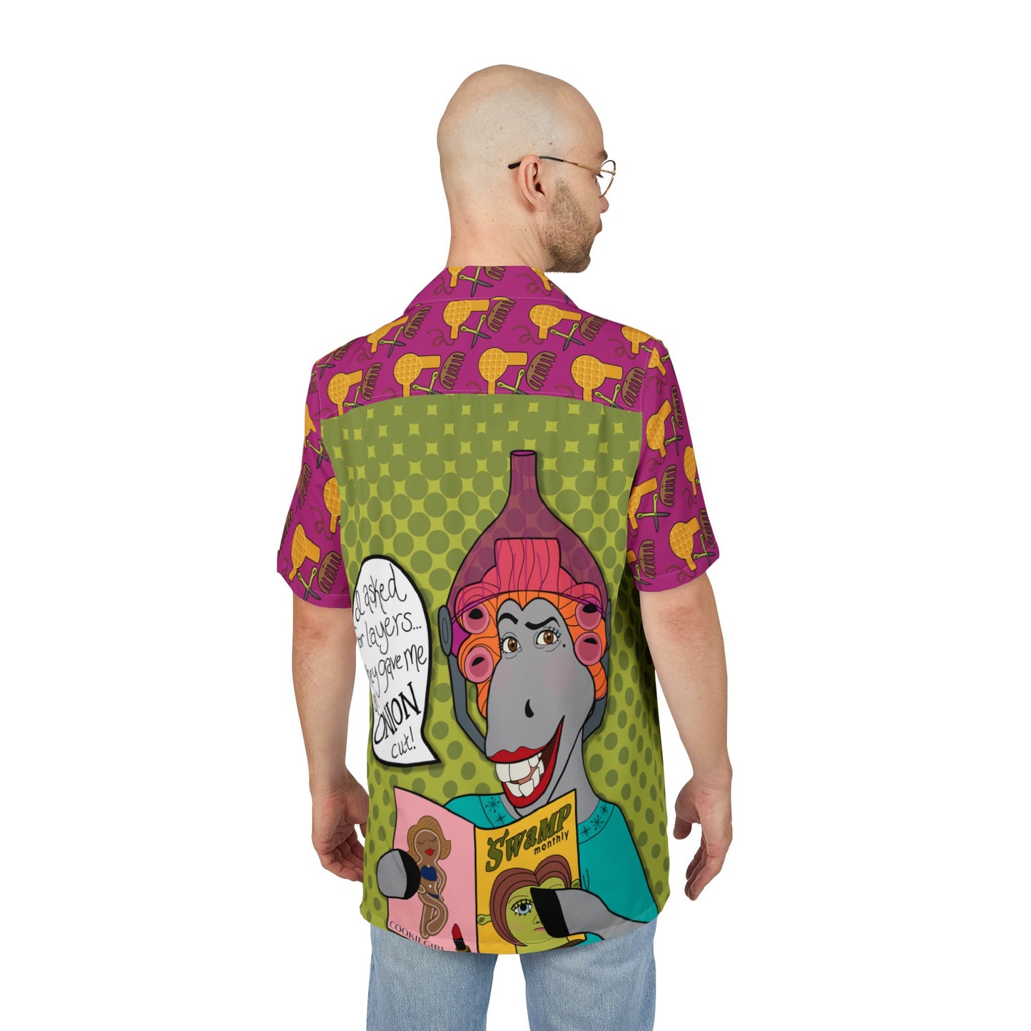 Beauty Swamp Donk Out Button-Down Shirt