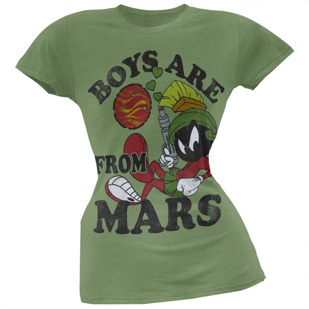 Marvin the Martian - Boys Are From Mars Juniors T Shirt: MD