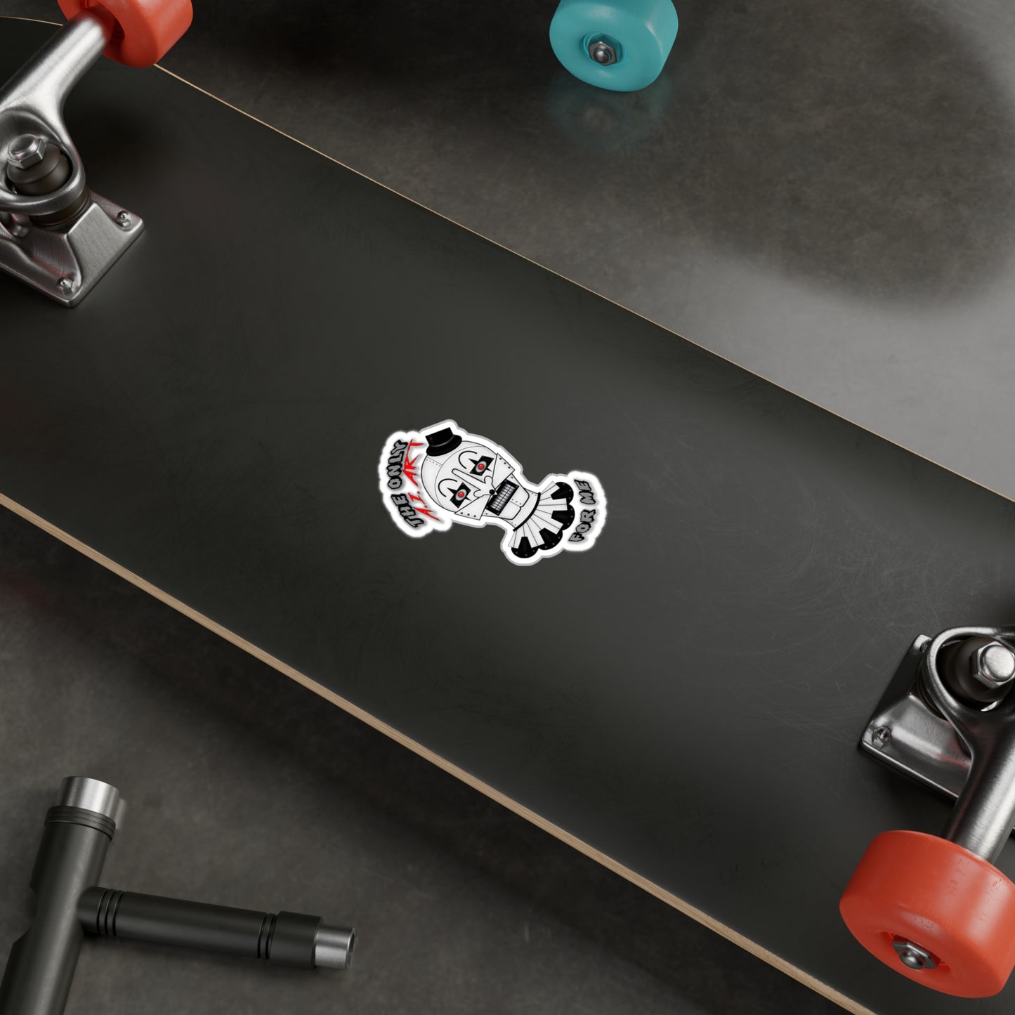Terrified of AI Art Vinyl Sticker Decal
