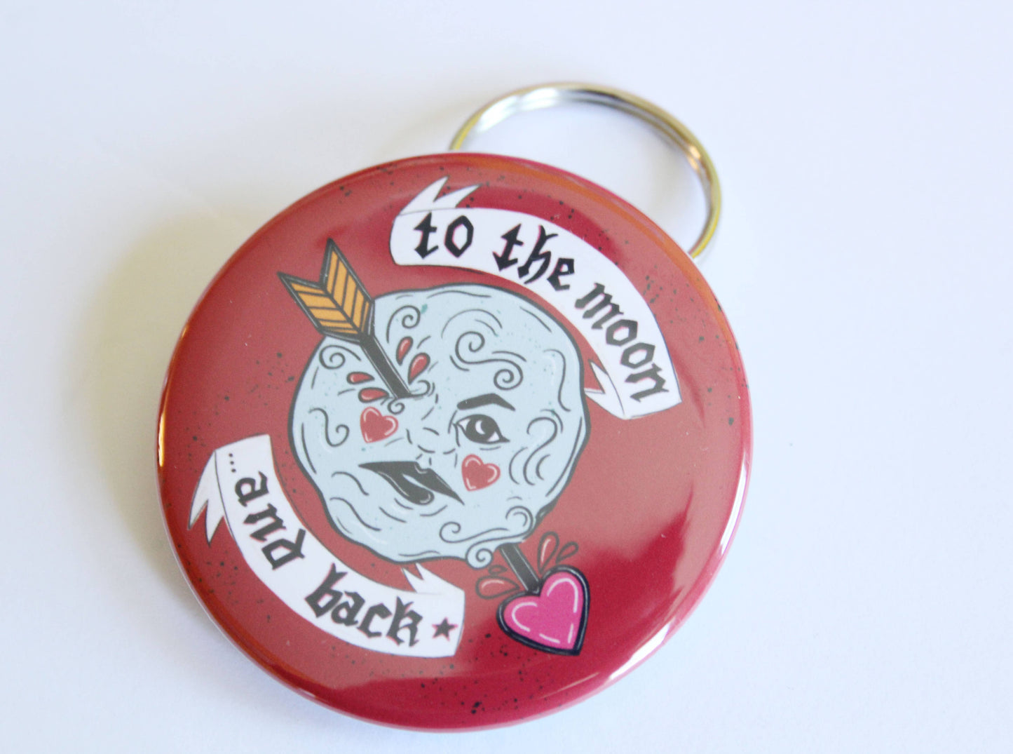 A Trip to the Moon and Back Keychain Bottle Opener