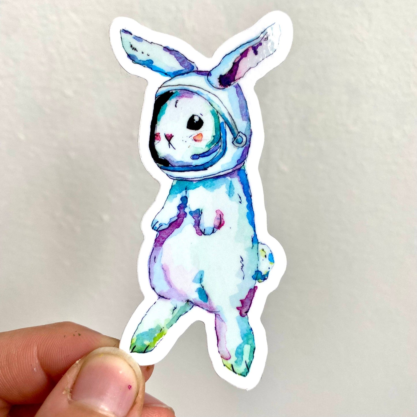 Astronaut Bunny Sticker