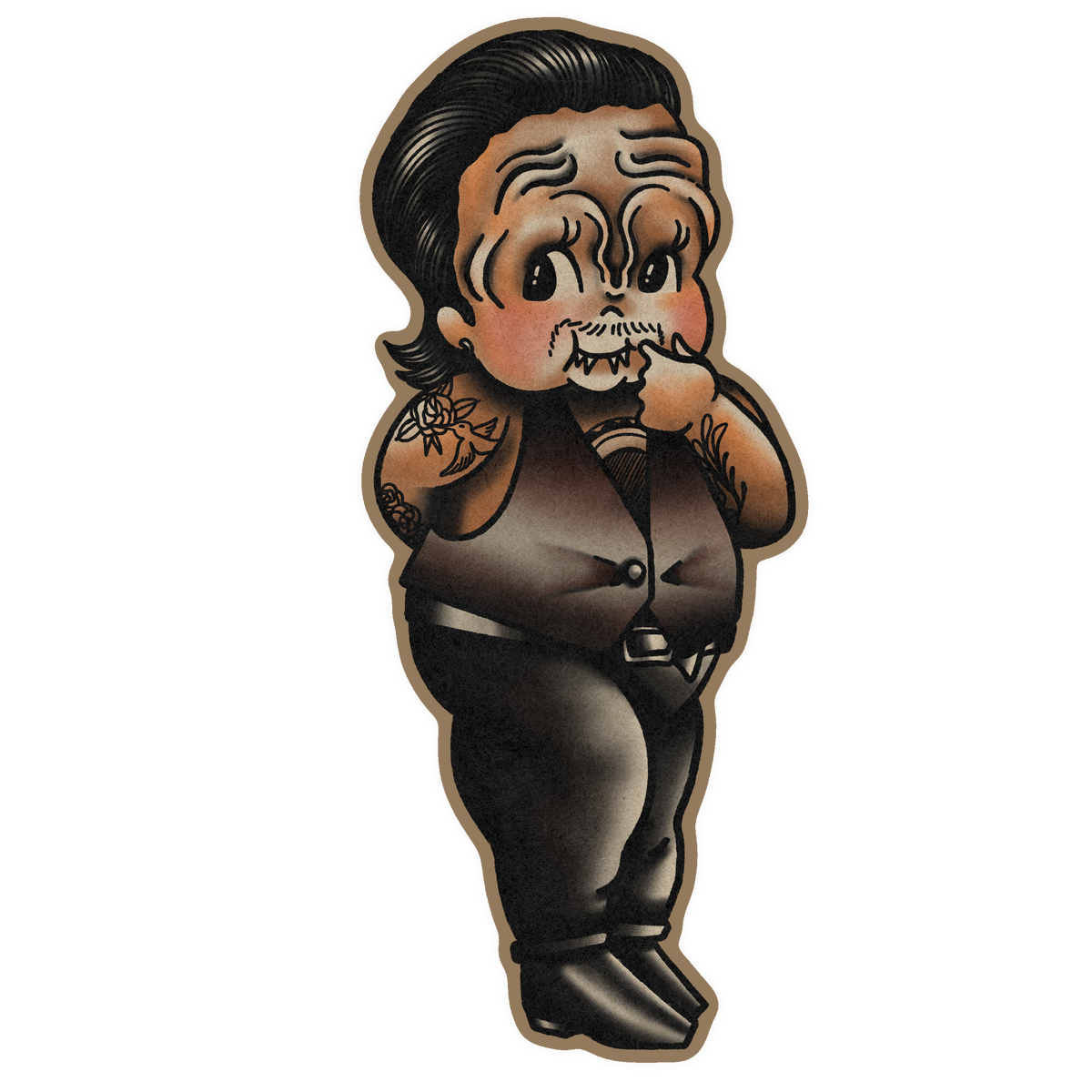 Horror Cuties Vinyl Sticker: Mommy Xenomorph