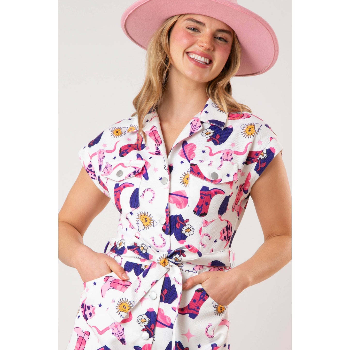 Space Cowgirl Romper by Fantastic Fawn