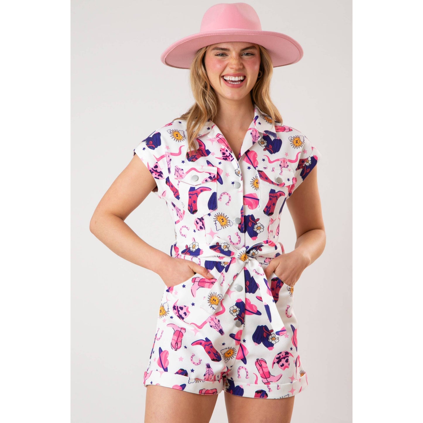 Space Cowgirl Romper by Fantastic Fawn