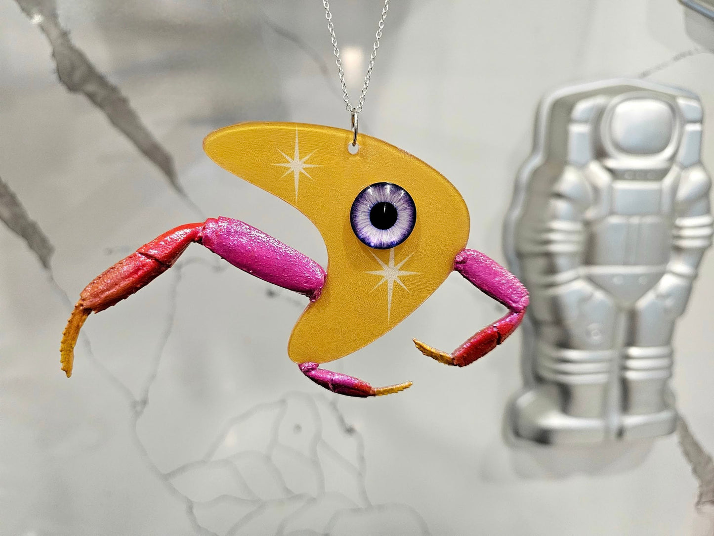 "Timewarp: Tequila!" Oddity Art Necklace