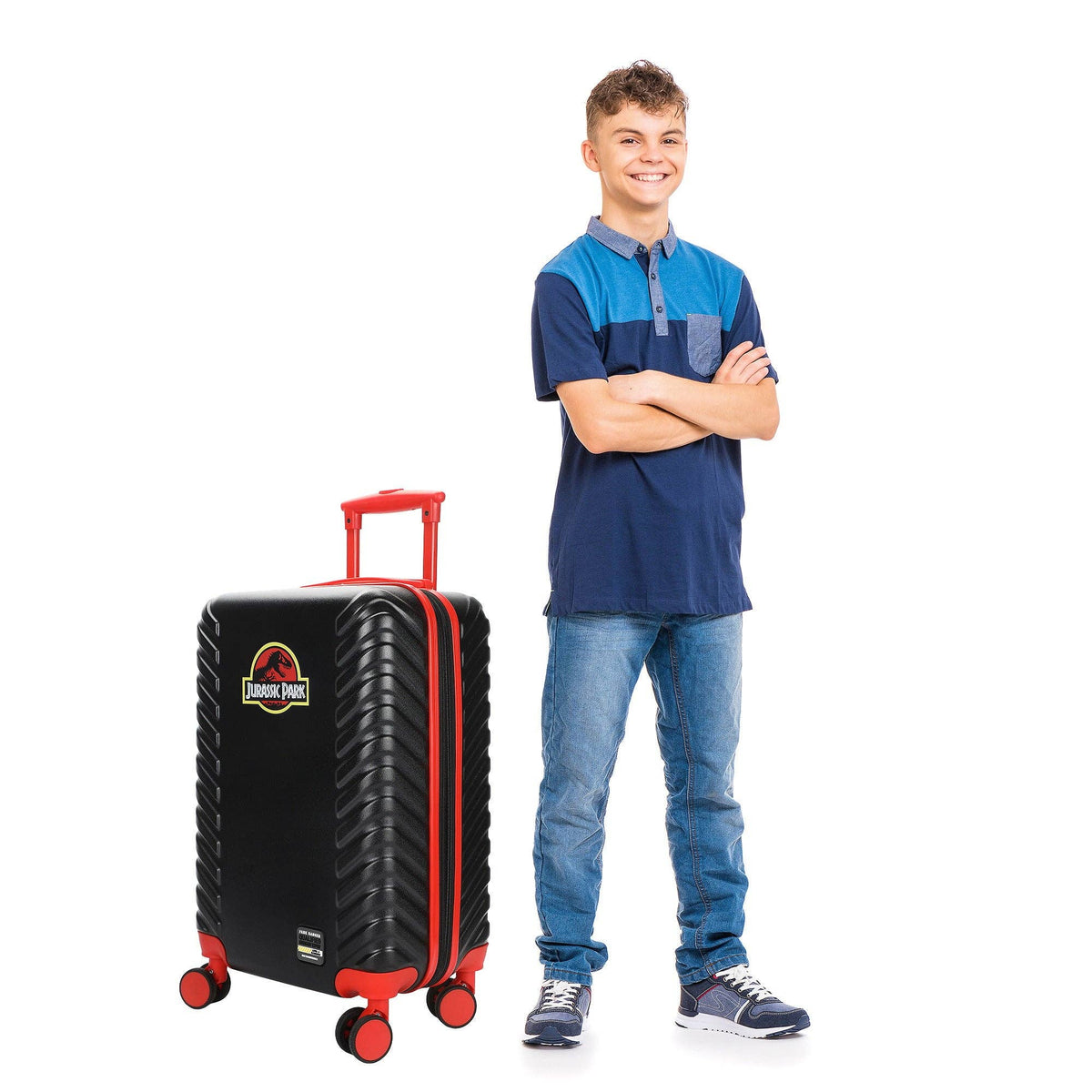 Jurassic Park Franchise 20" ABS Hardshell Luggage with UV Print For Adult Fans and Collectors