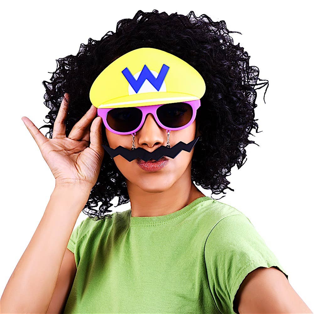 Officially Licensed Super Mario Yellow Wario Sun-Staches