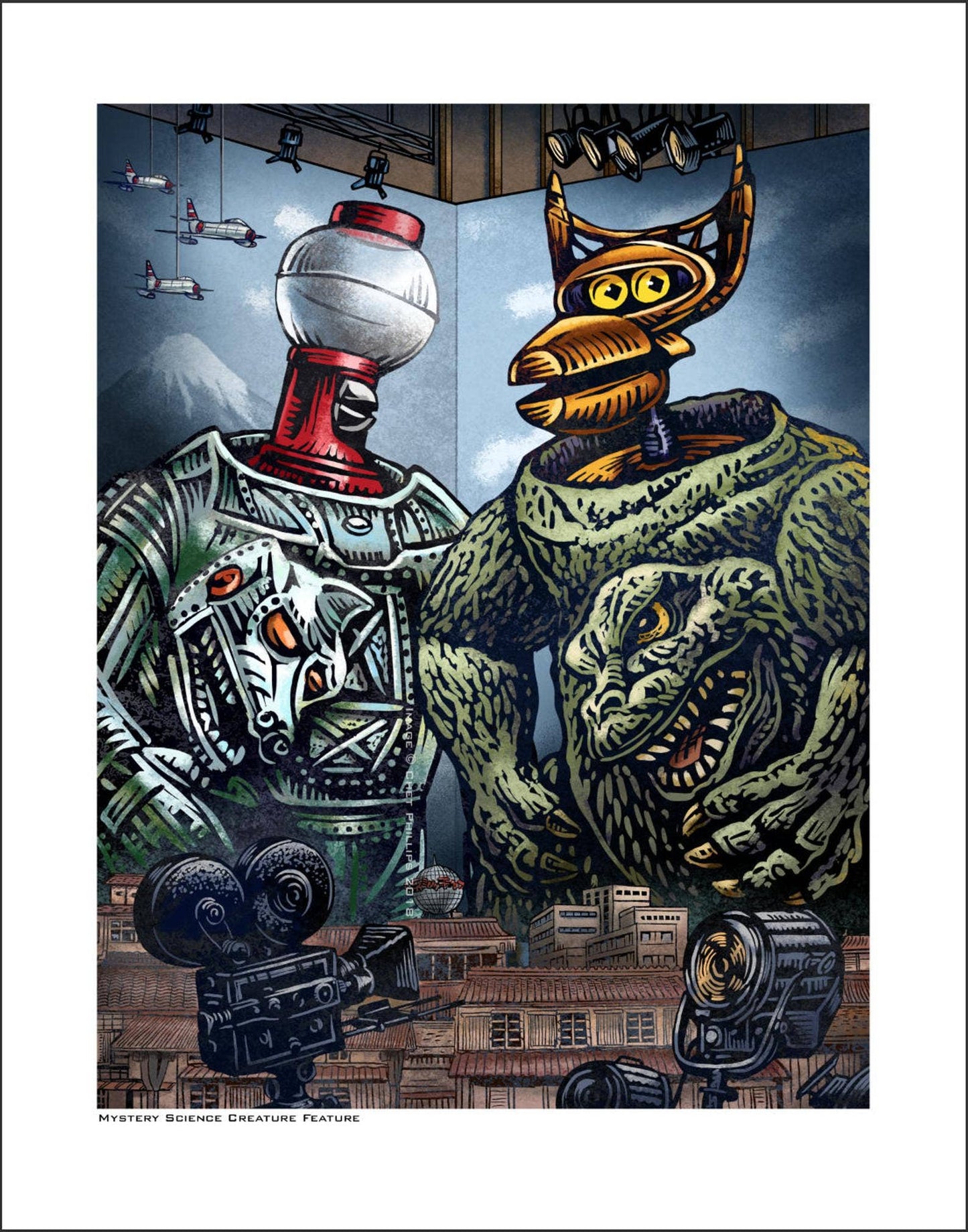 MST3K Creature Feature- 11" x 14" print
