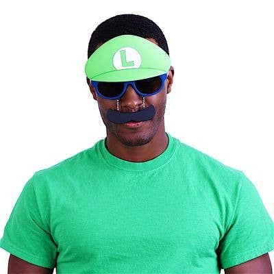 Officially Licensed Nintendo Luigi Mustache Sun Staches