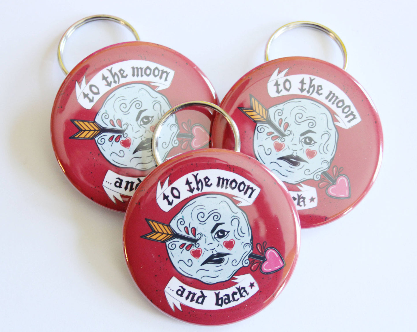 A Trip to the Moon and Back Keychain Bottle Opener