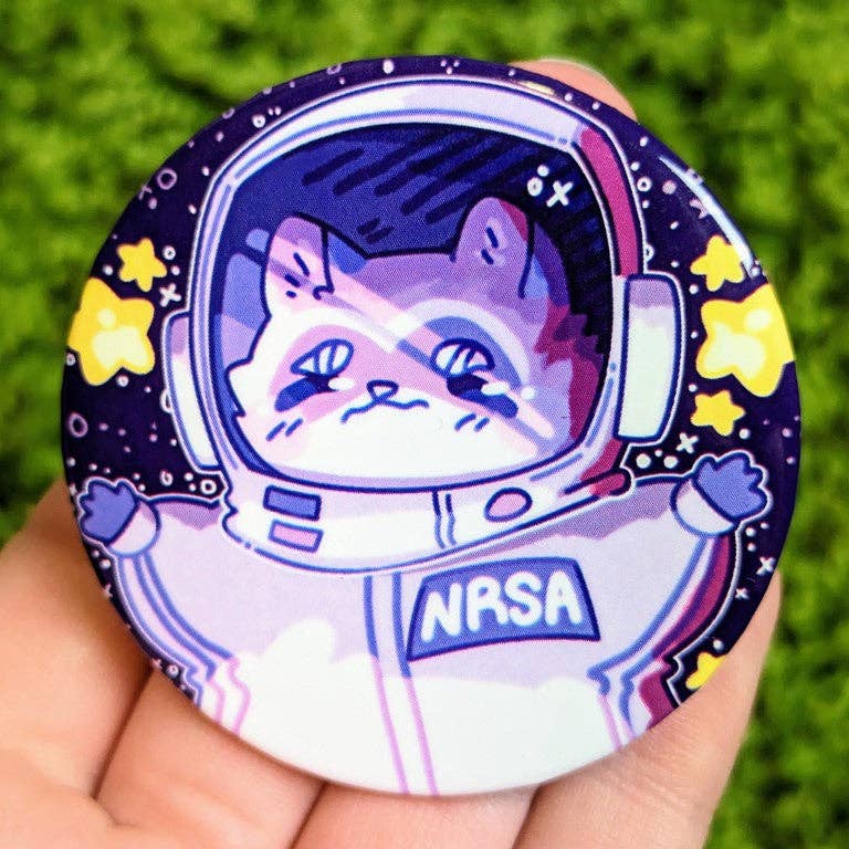 Space Raccoon Buttons: ALL THREE!