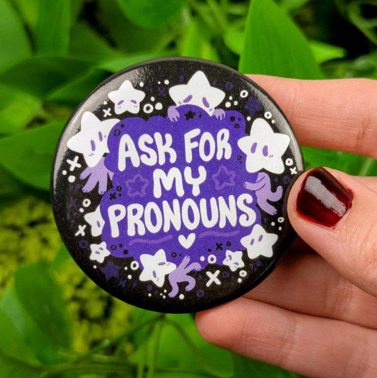 Star Baby Large Pronoun Buttons: ALL 7!