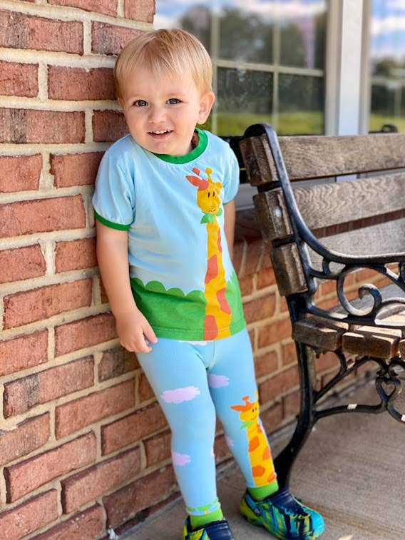 Giraffe Toddler and Kids Shirt: 3T