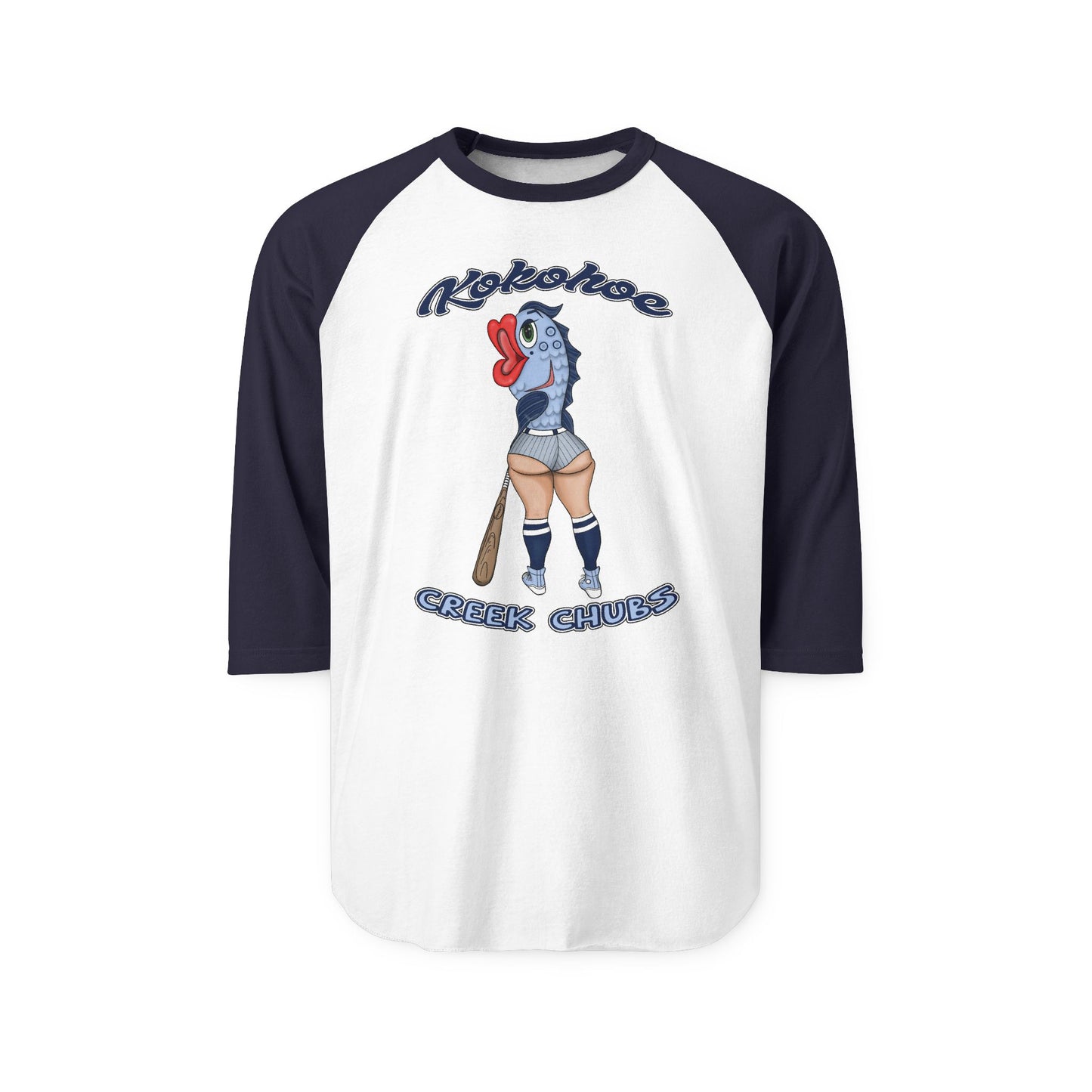 Kokohoe Creek Baseball Raglan (Kokomo Press Collaboration)
