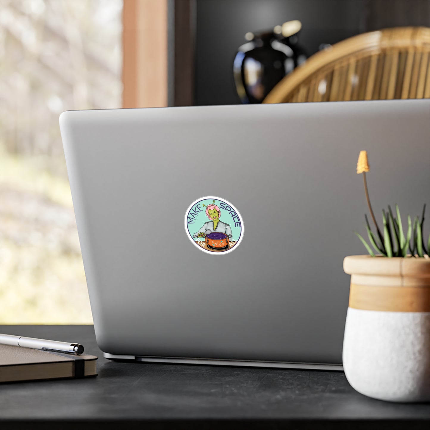 Make Space Vinyl Decals Sticker