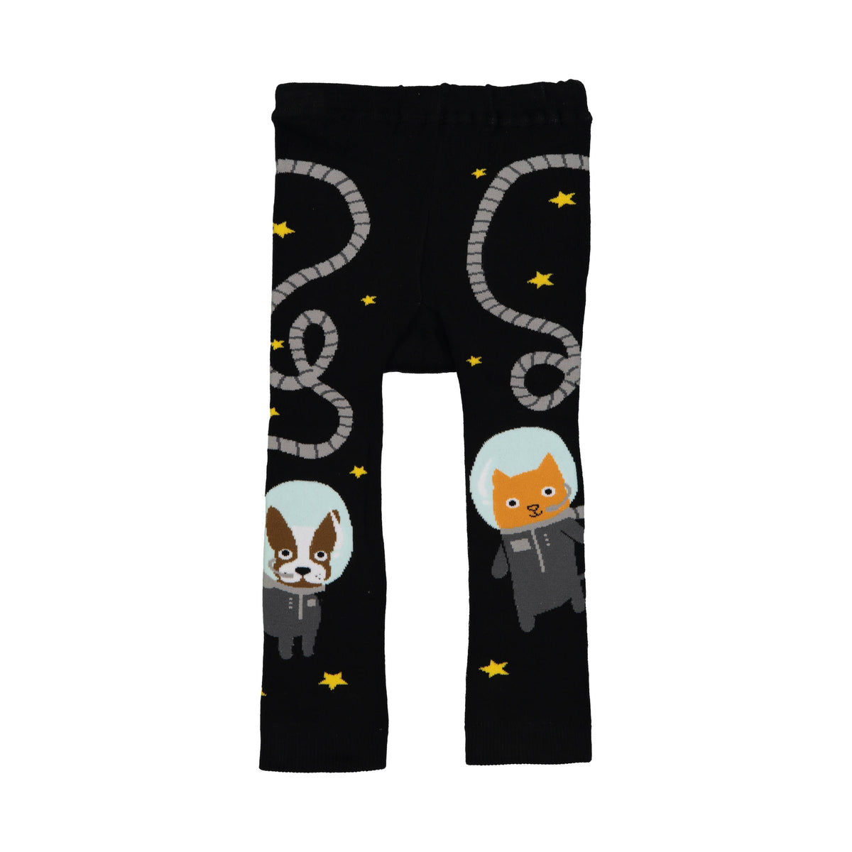 Space Walk Cotton Baby and Toddler Leggings: Small (3-12 months)