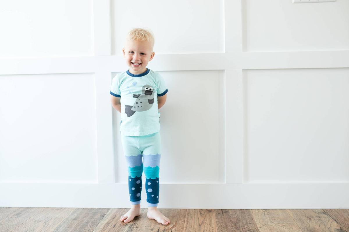 Manatee Baby and Toddler Leggings: Large 18 - 24 Months