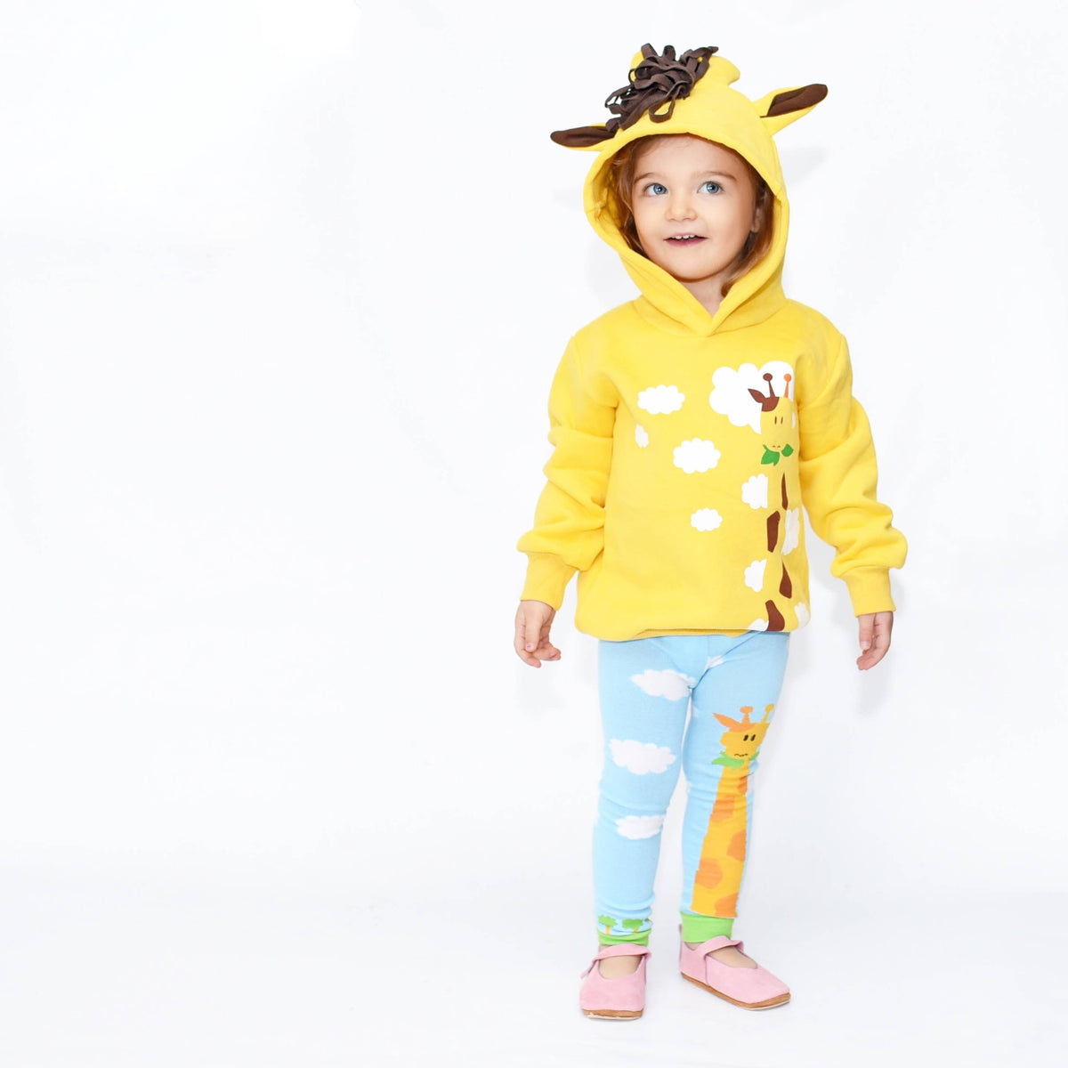 Giraffe Toddler & Kids 3D Hoodie: 3T