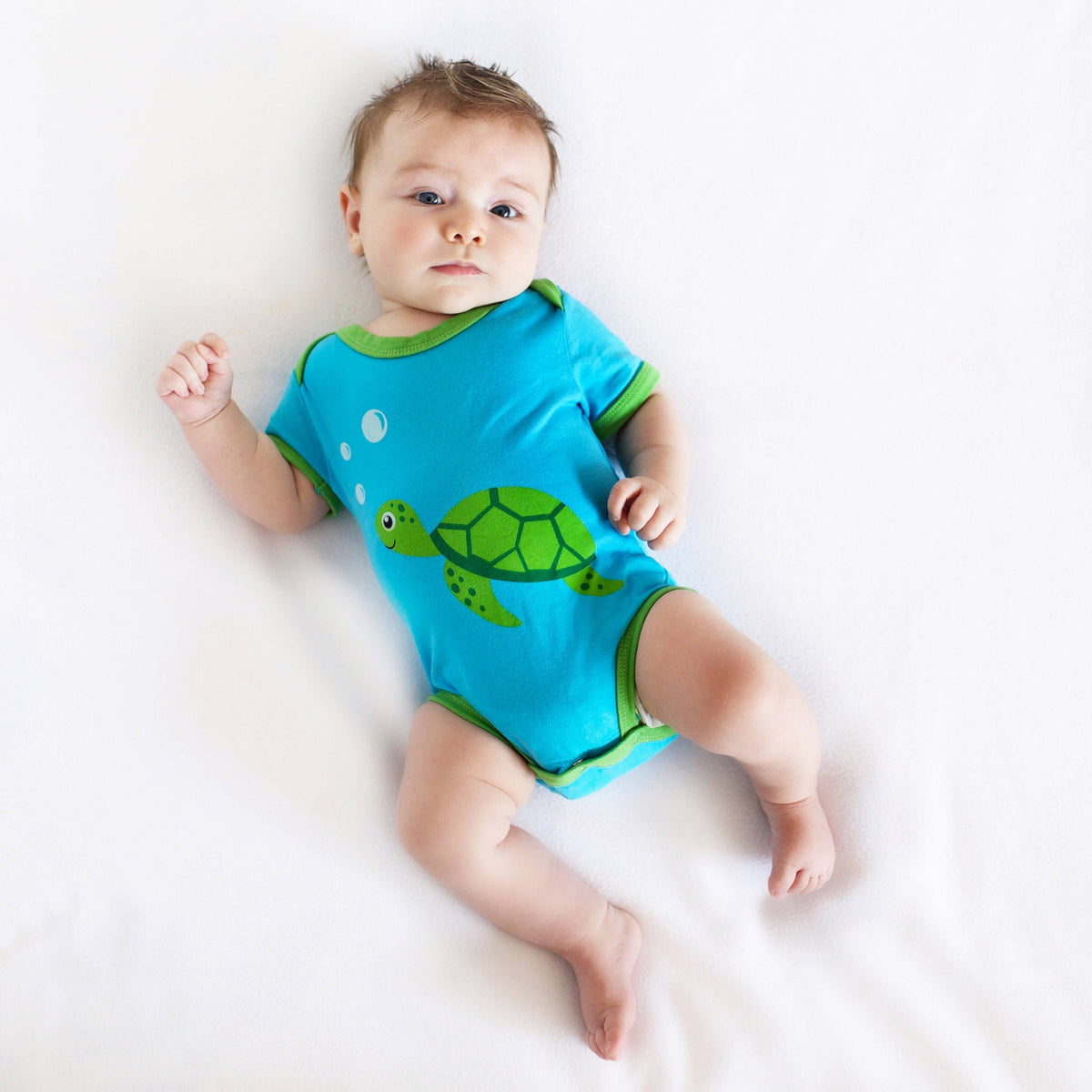 Sea Turtle Baby Bodysuit: 6 Months