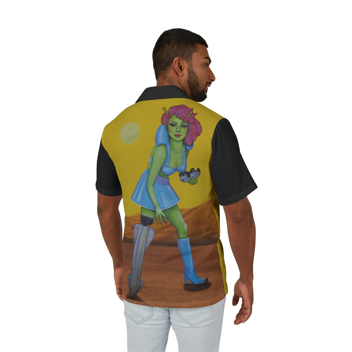 Attack of the 500ft Martian Camp Shirt