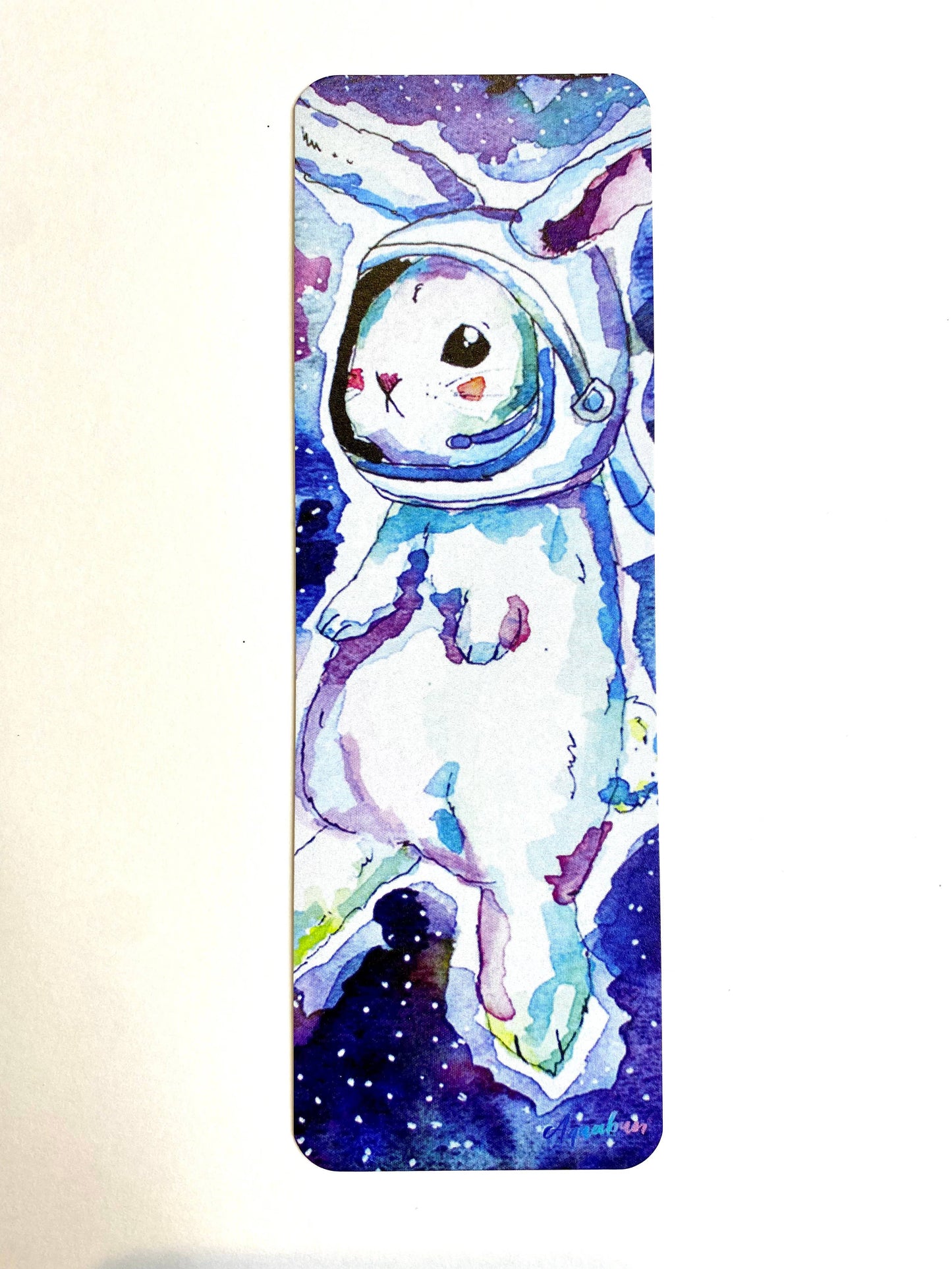 Astronaut Space Bunny Bookmark