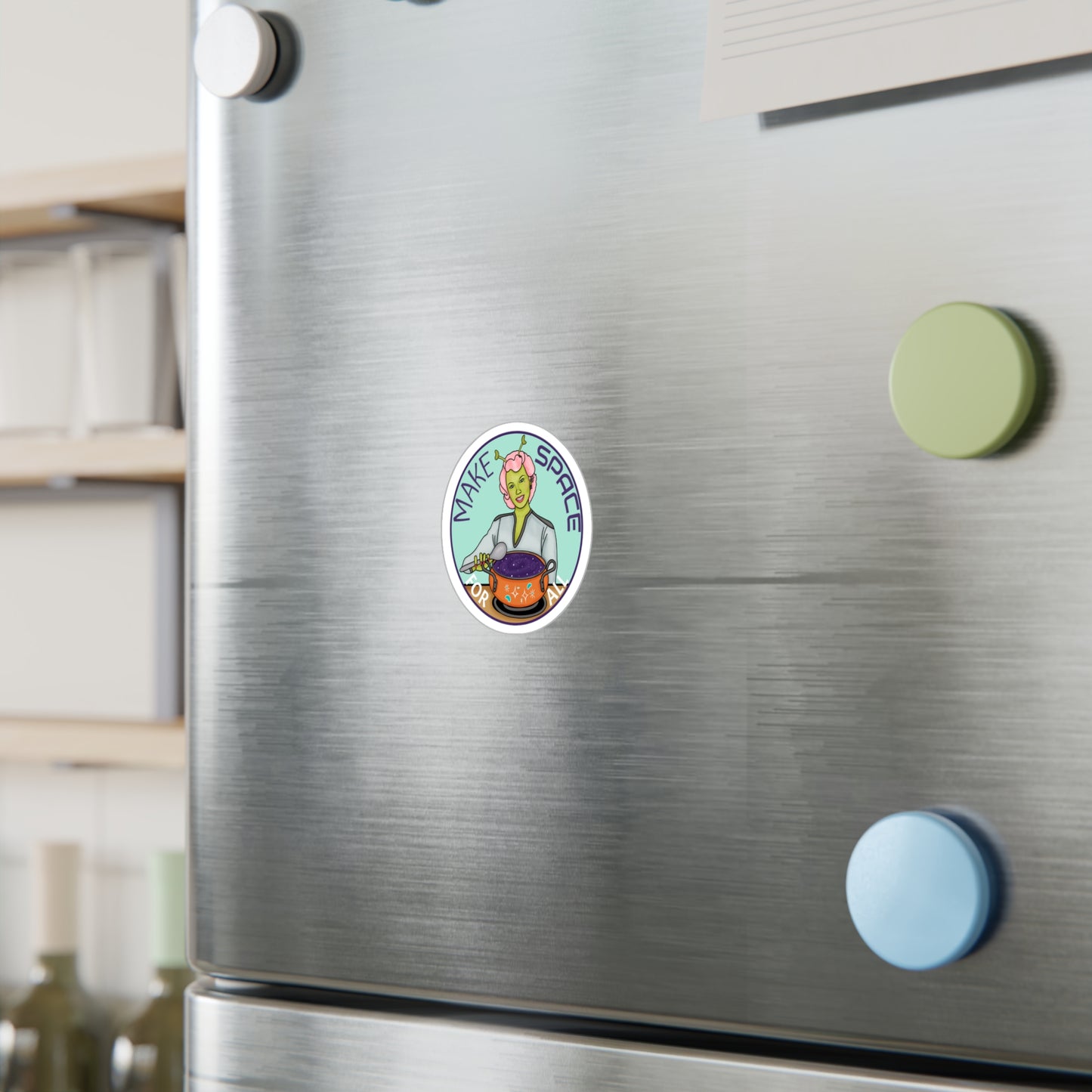 Make Space Vinyl Decals Sticker
