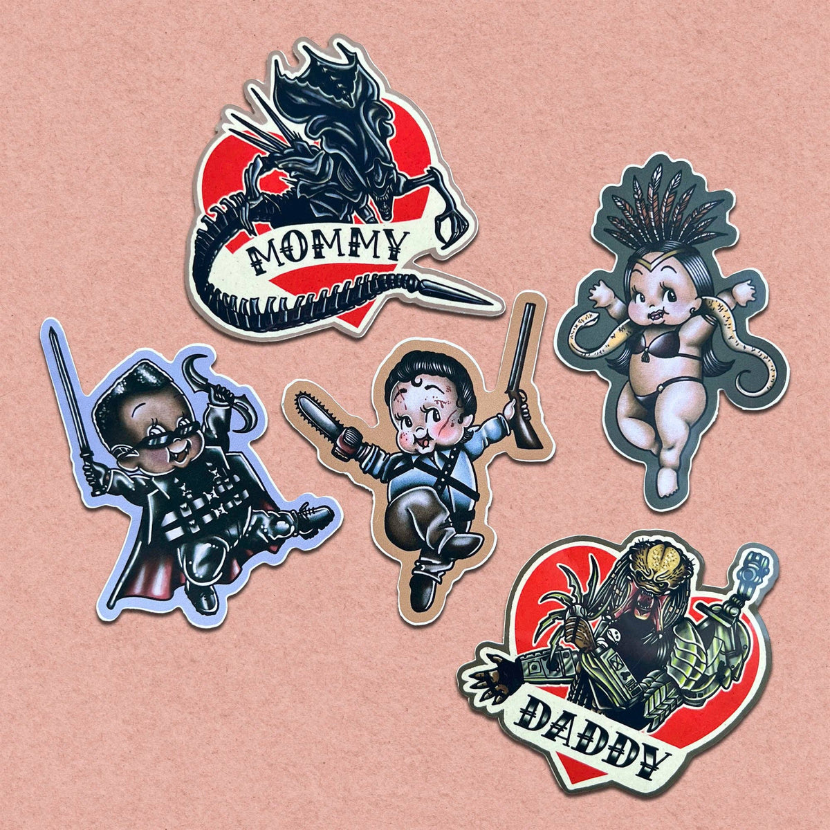 Horror Cuties Vinyl Sticker: Mommy Xenomorph