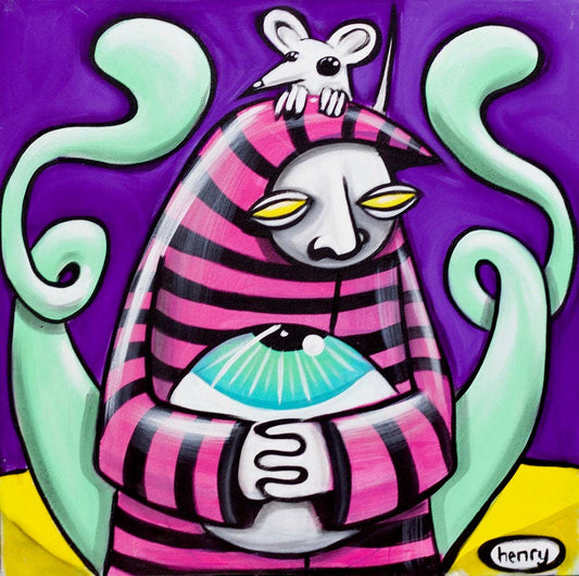 Eyeball Canvas Print: 12 X 12