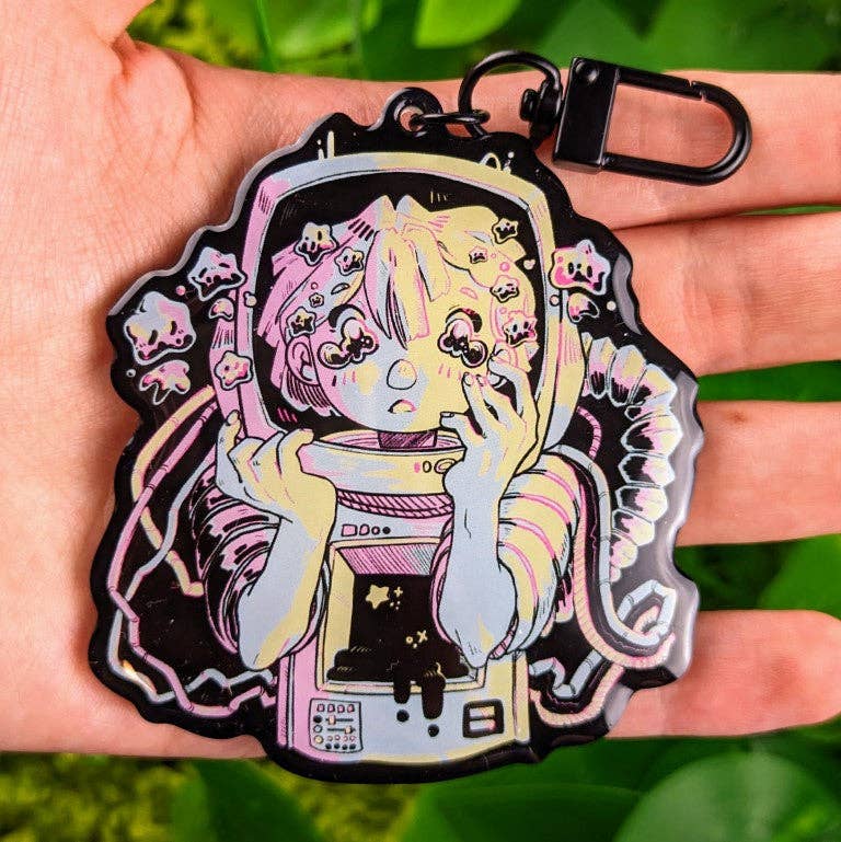 Space Girl V2 Keychains: ALL THREE!!
