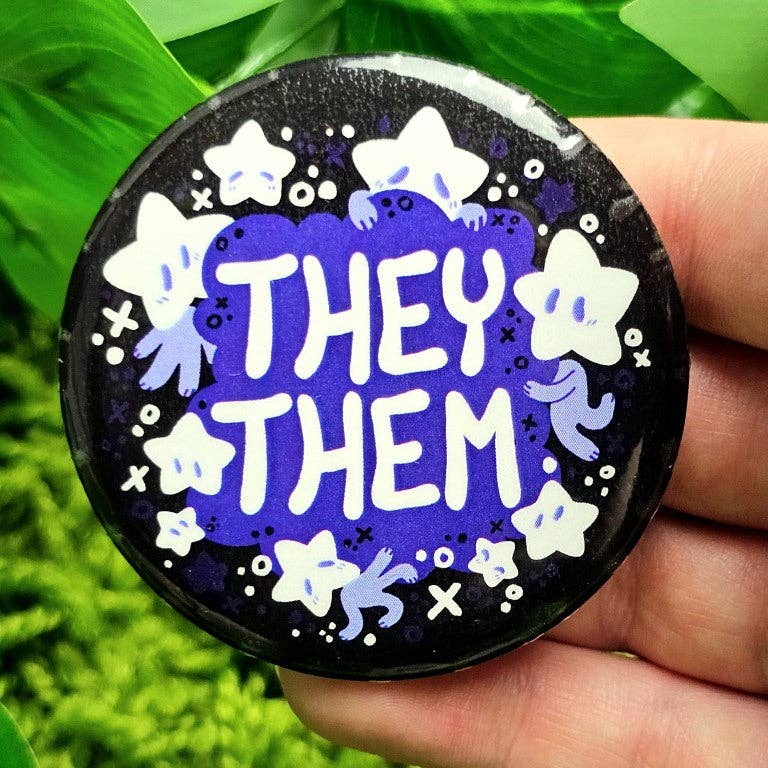 Star Baby Large Pronoun Buttons: ALL 7!