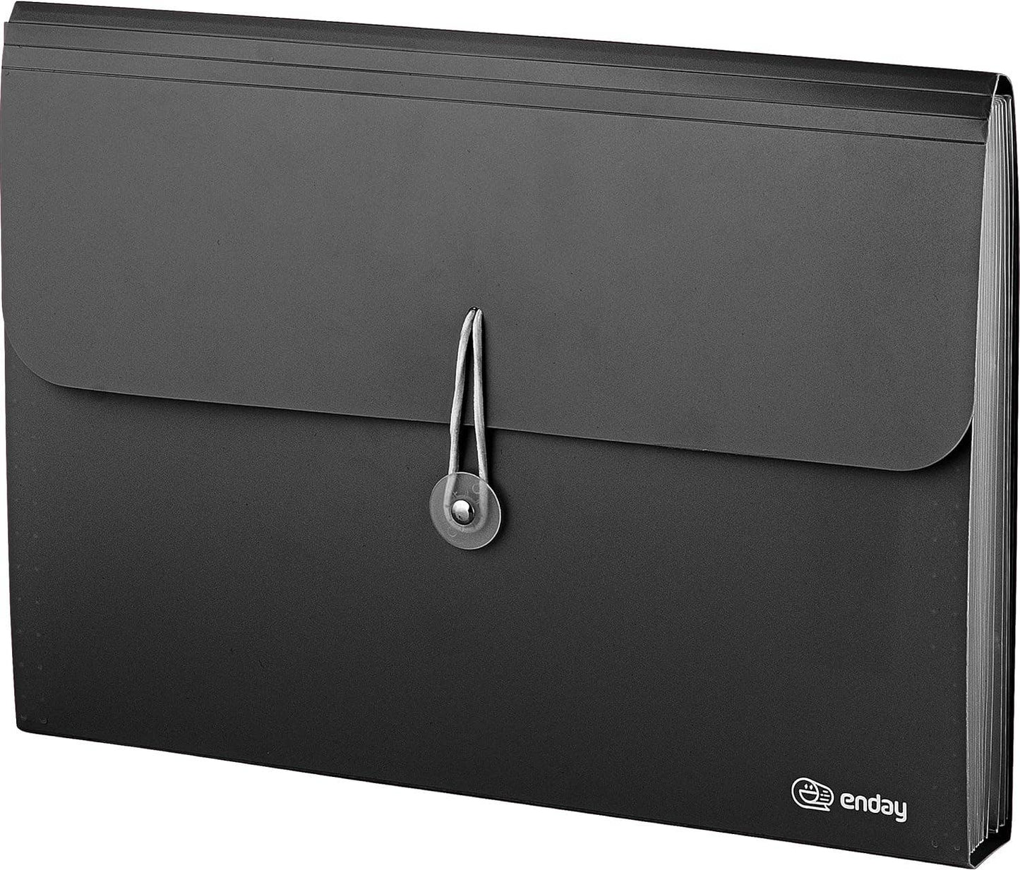 Accordion File Organizer, 7 Pocket Poly Expanding File: Purple