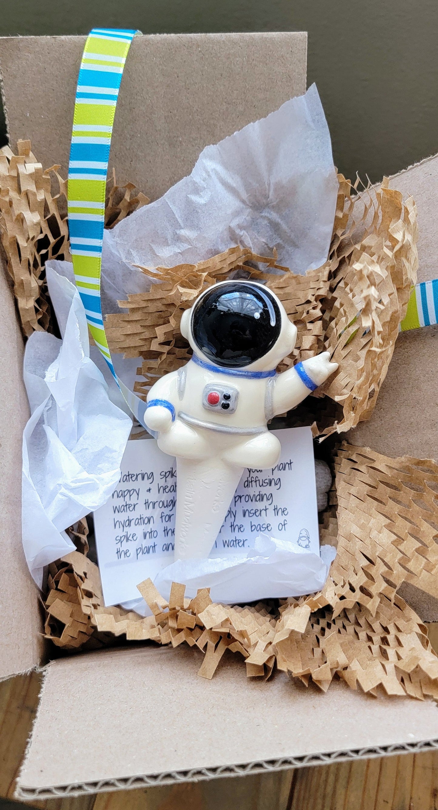 Ceramic Self-Watering Plant Spike - Astronaut Watering Spike