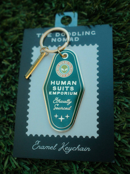 Human Suit Emporium Hard Enamel Keychain 