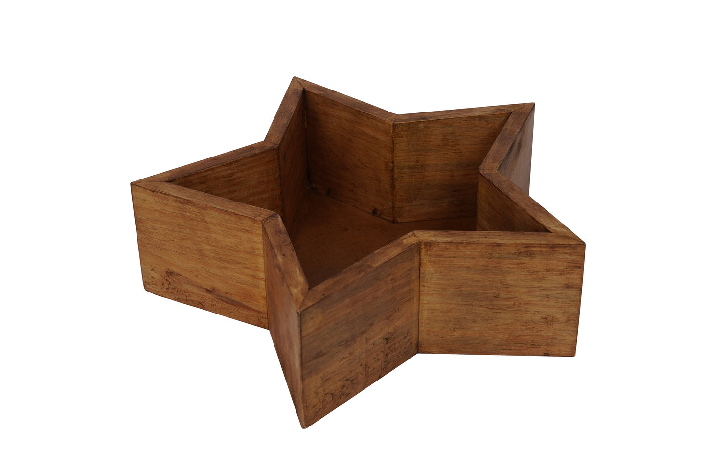 CLEARANCE-Display-Star-Farmhouse-Wood-22x6H in-$30: Gray Waxed