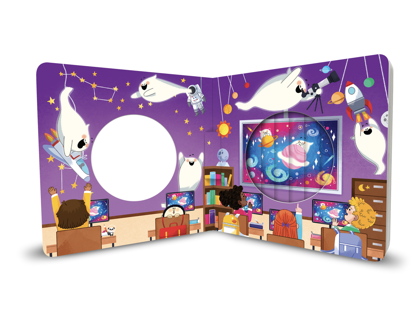 Little Boos On the Moon: An EEK-a-BOO Book
