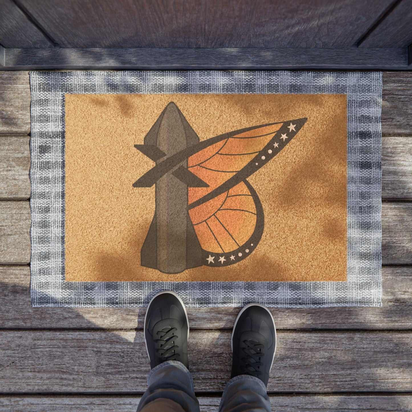 Martian Mariposas Doormat