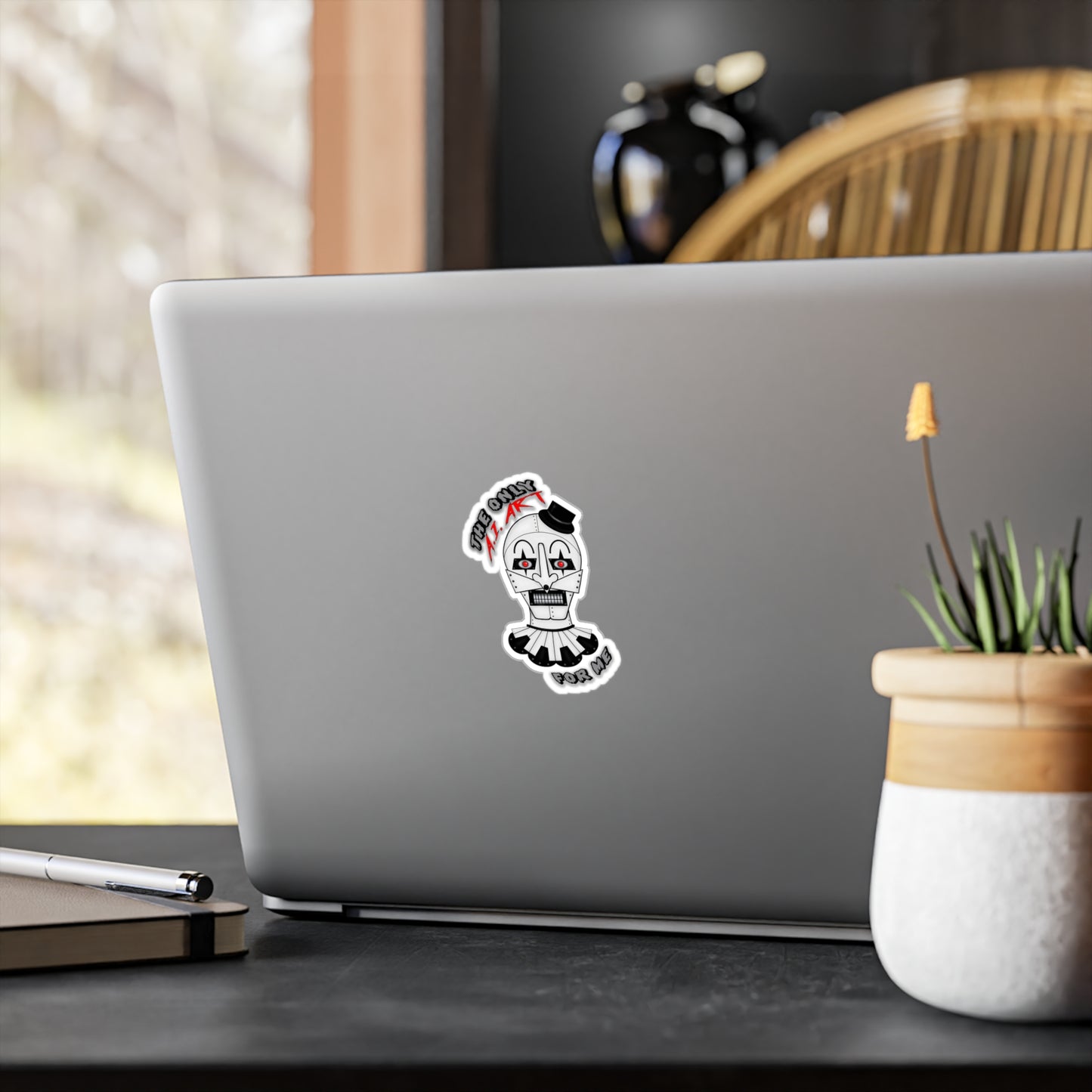 Terrified of AI Art Vinyl Sticker Decal