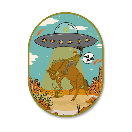 Yee Haw Vinyl Sticker 