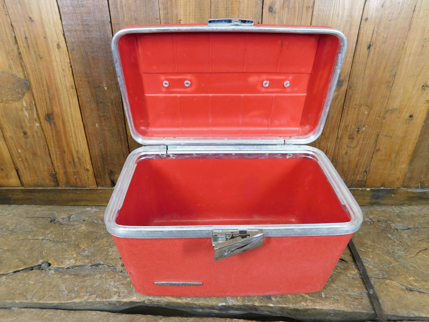 Vintage-Starflite Train Case-Luggage-Hard Shell-14x10in