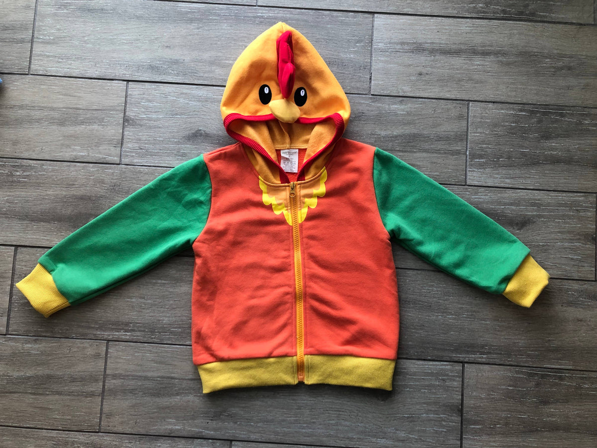 Rocket the Rooster 3D Hoodie - Western: 3T
