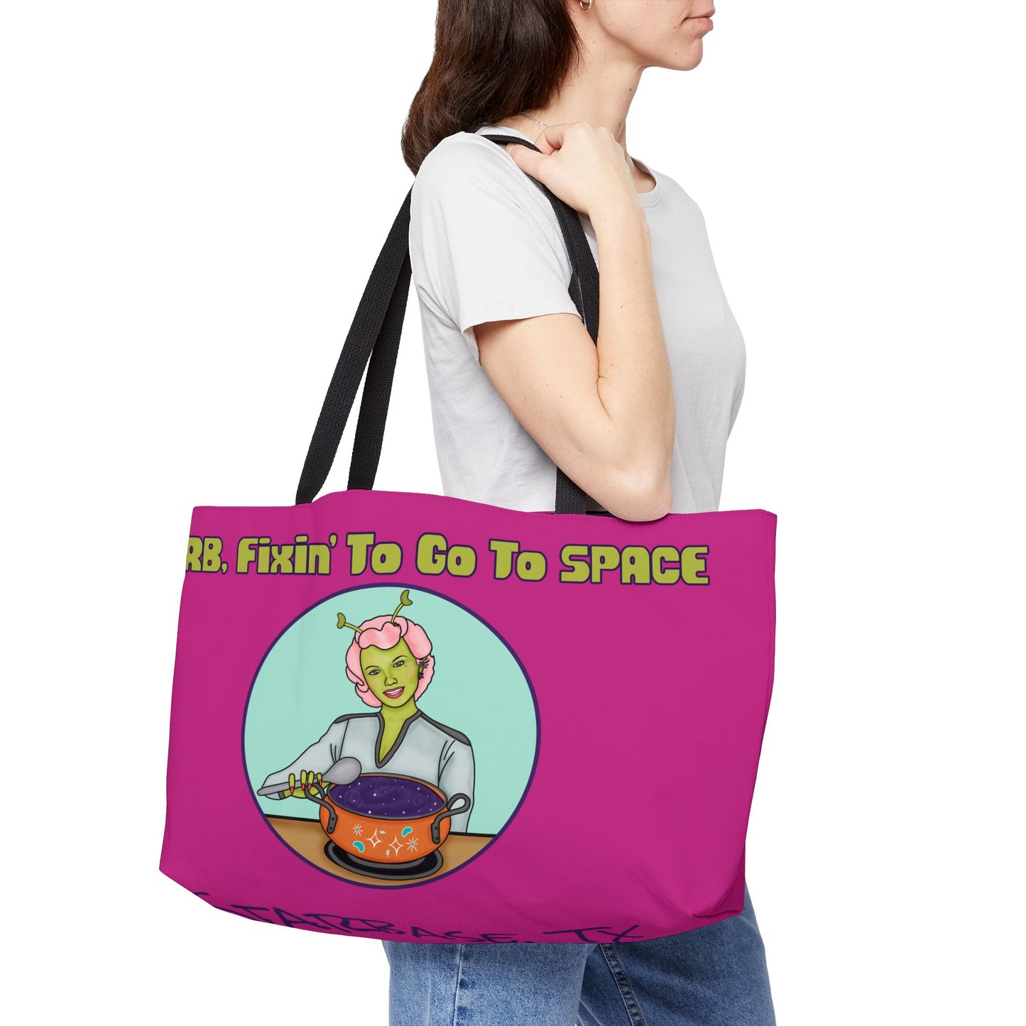 BRB, Space! Weekender Tote Bag