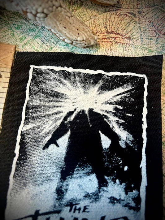 The Thing movie patch.: Black w/white ink