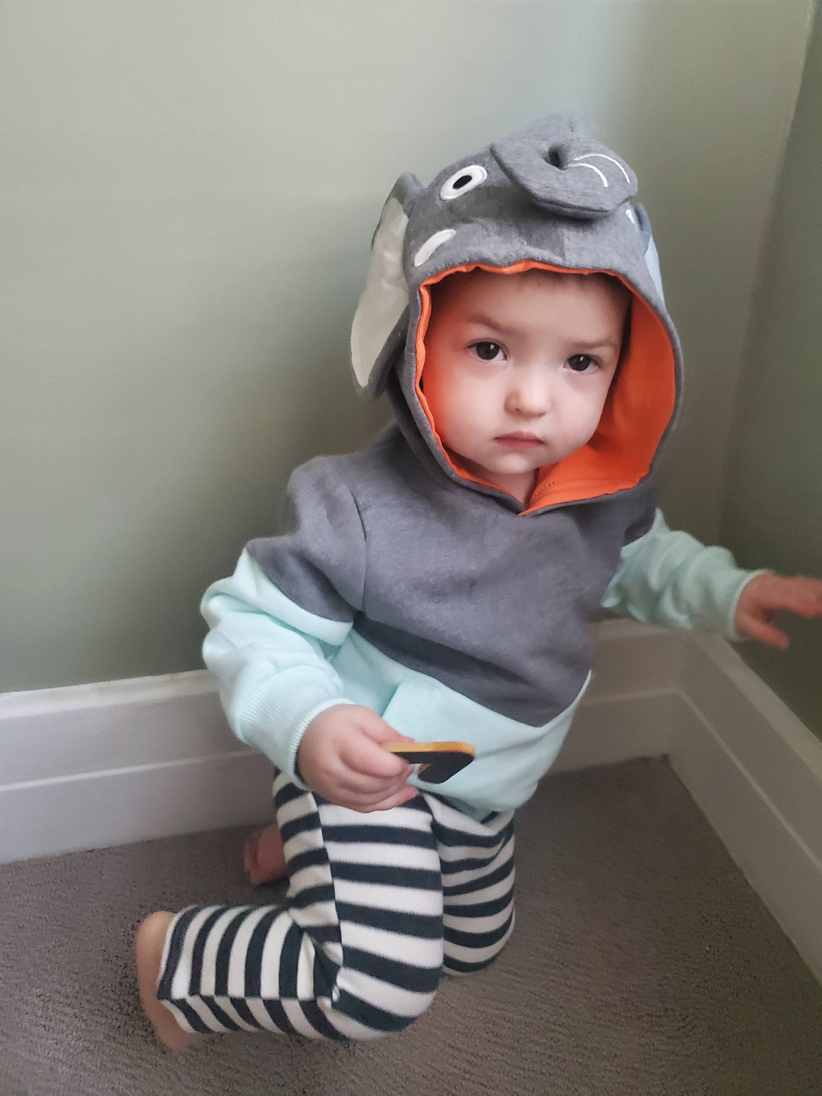 Sunny Elephant 3D Hoodie - Kids & Toddler: 3T