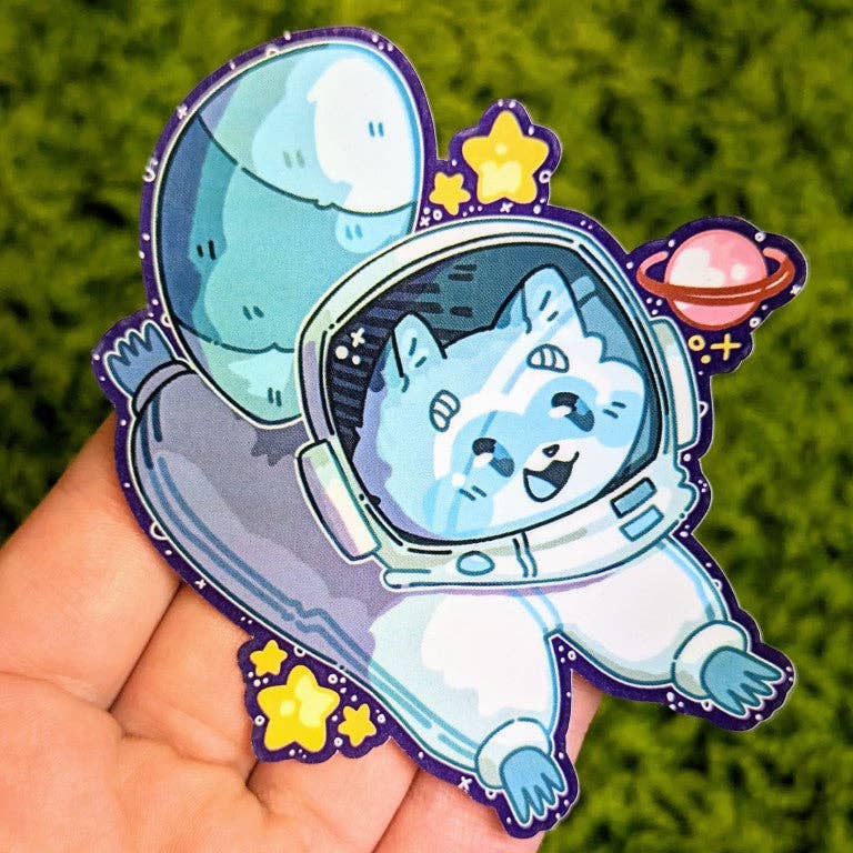 Space Raccoon Stickers!: ALL THREE!