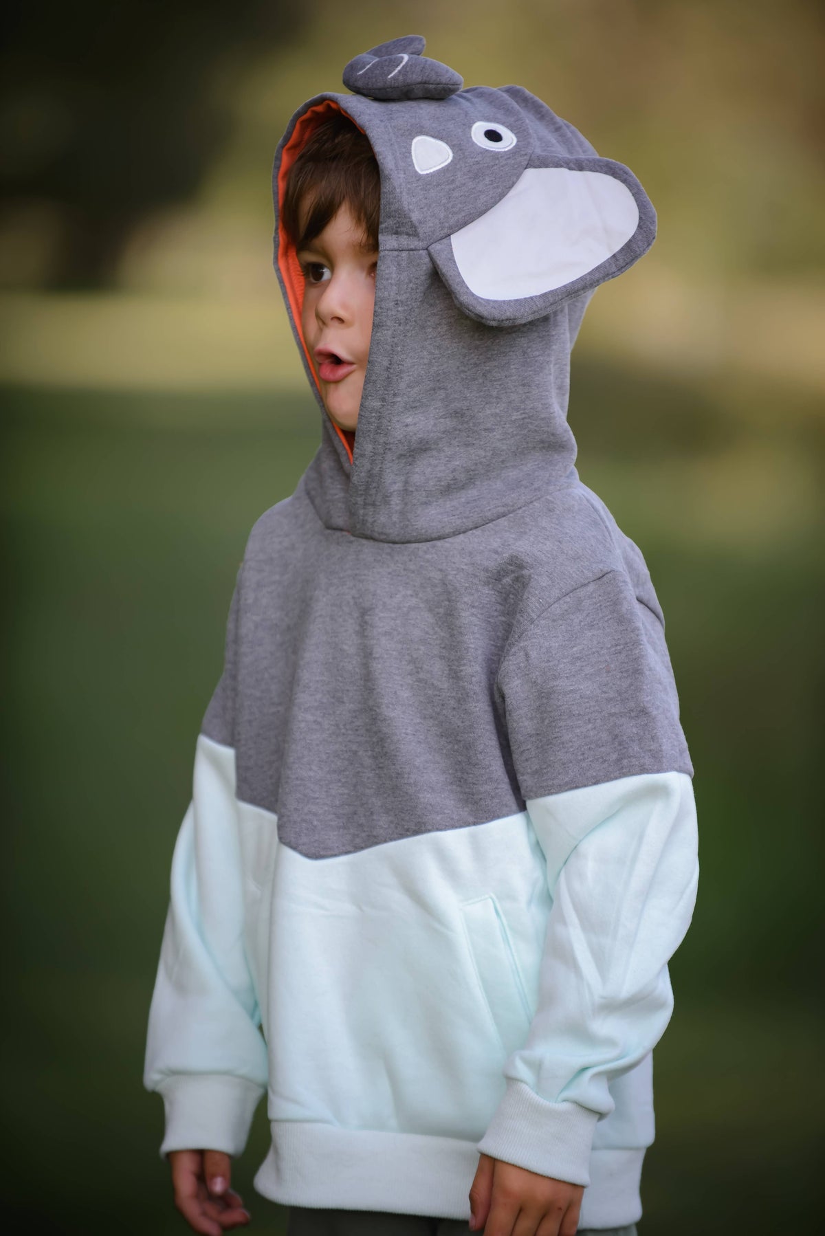 Sunny Elephant 3D Hoodie - Kids & Toddler: 3T