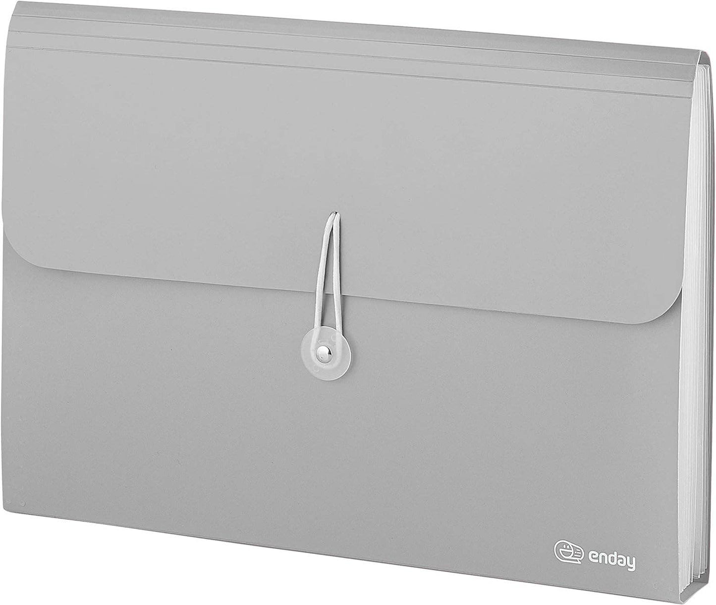 Accordion File Organizer, 7 Pocket Poly Expanding File: Purple