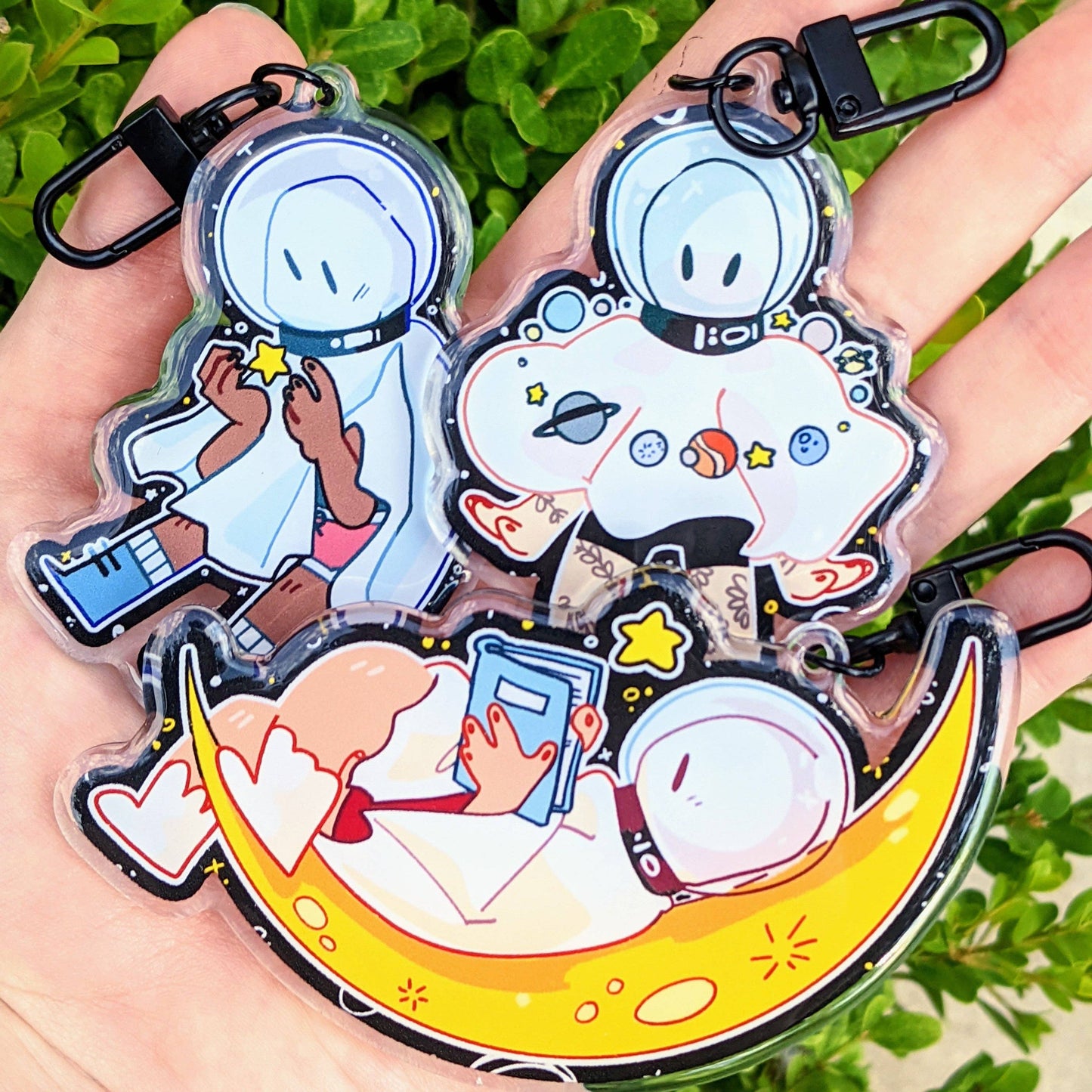 Space Ghost Keychains: All Three!